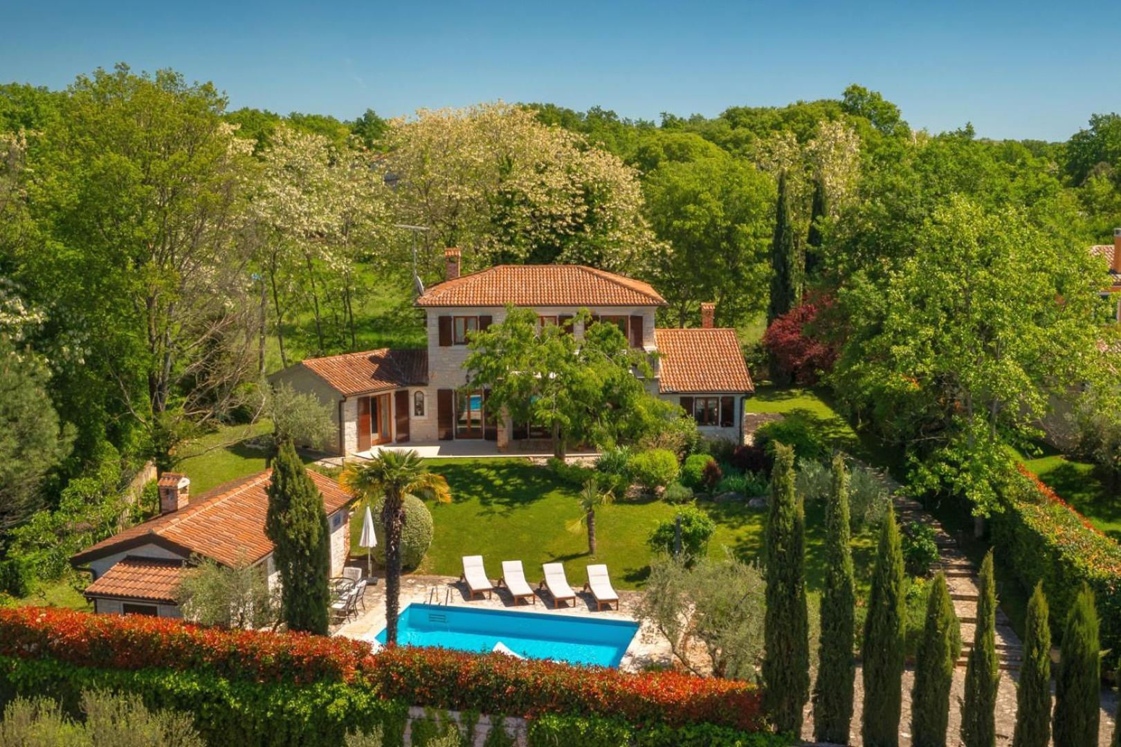 Rustic Villa Cehici With Pool In Sveti Lovrec Jehnici Exteriér fotografie
