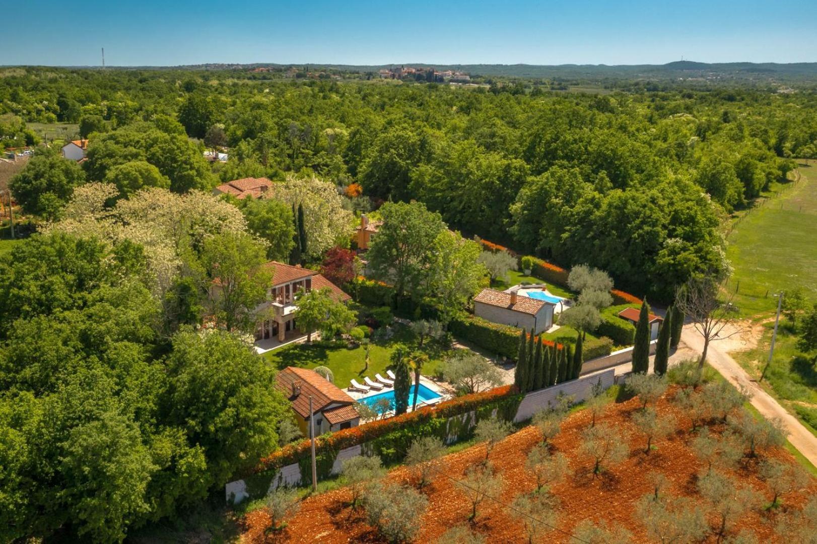 Rustic Villa Cehici With Pool In Sveti Lovrec Jehnici Exteriér fotografie